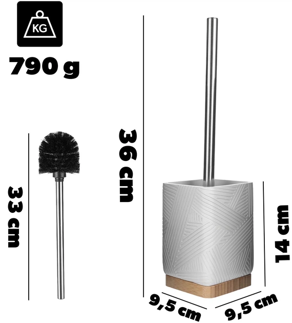 Szczotka toaletowa Kadax Lunel K10209 - obraz 4