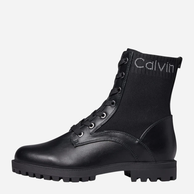 Жіночі демісезонні черевики високі Calvin Klein 655310937 40.5 Чорні (1159850382) - Фото 2 Жіночі демісезонні черевики високі Calvin Klein 655310937 40.5 Чорні (1159850382) - зображення 2