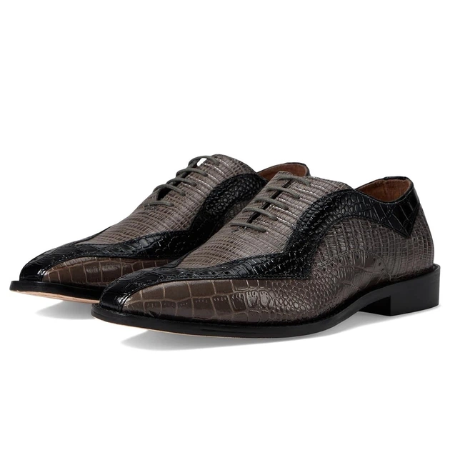 Туфлі оксфорди Stacy Adams Tallero Lace-Up Black/Gray, 44 (290 мм) (12050955) - зображення 2