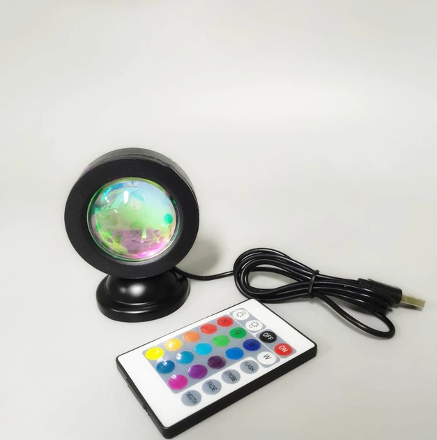 Проекційний світильник нічник Solar Sunset Lamp Mini - изображение 5
