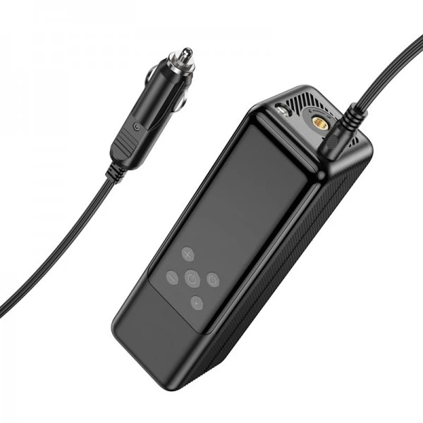 Автомобільний насос HOCO ZP5 May smart air pump Black (6931474795526) (15266) - изображение 4