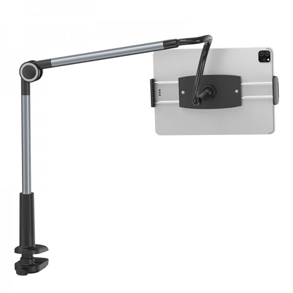 Тримач для мобiльного Baseus Otaku life rotary adjustment lazy holder Pro(Applicable for phone/ ipad) gray (LUZQ000013) (15378) - Фото 3 Тримач для мобiльного Baseus Otaku life rotary adjustment lazy holder Pro(Applicable for phone/ ipad) gray (LUZQ000013) (15378) - изображение 3