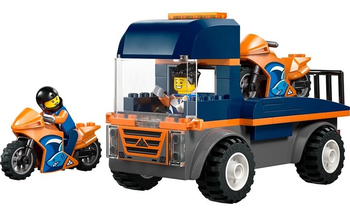 Конструктор LEGO Транспортер мотоциклів 88 деталей (60491) - зображення 3
