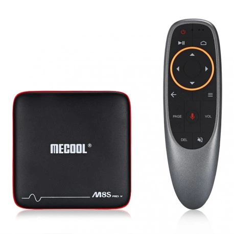 Медиаплеер MECOOL M8S Pro W 1/8 GB Android TV Box с голосовым поиском - Фото 1 Медиаплеер MECOOL M8S Pro W 1/8 GB Android TV Box с голосовым поиском - изображение 1