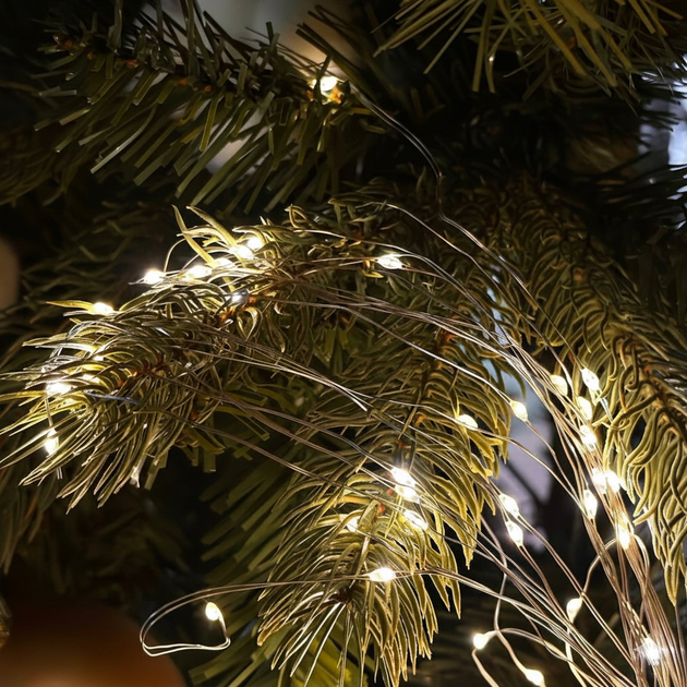 Гірлянда Кінський хвіст 400LED 2m (20pcs, крапля роси) від USB (Теплій) - зображення 8