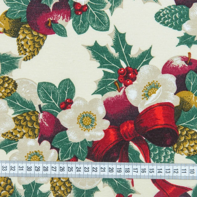 Сет сервировочный Новогодний / Рождественник фон бежевый 32х44 см (173559) (145г/м.кв32см шт) 175871 - изображение 3