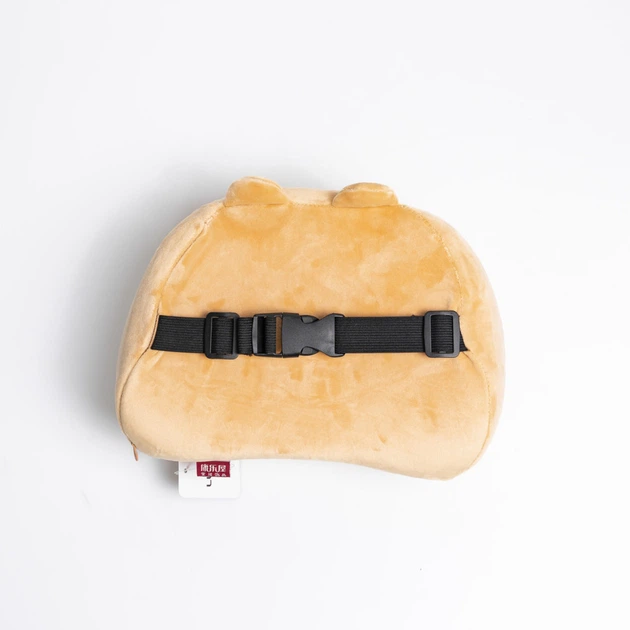 Подушка-підголовник Cookie Bear для подорожей, бежевий HP-56-2BE - Фото 3 Подушка-підголовник Cookie Bear для подорожей, бежевий HP-56-2BE - зображення 3