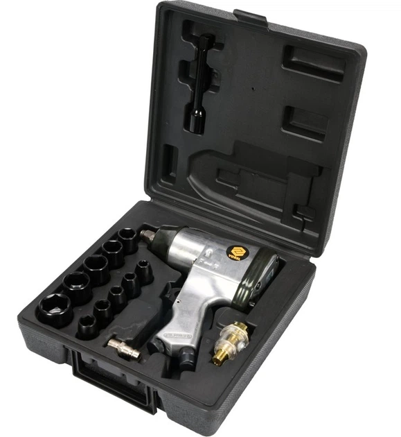 Гайковерт ударний пневматичний VOREL 81101 1/2", 340 Нм, 6.3 Bar 226 л/хв (YT-09515) - зображення 2