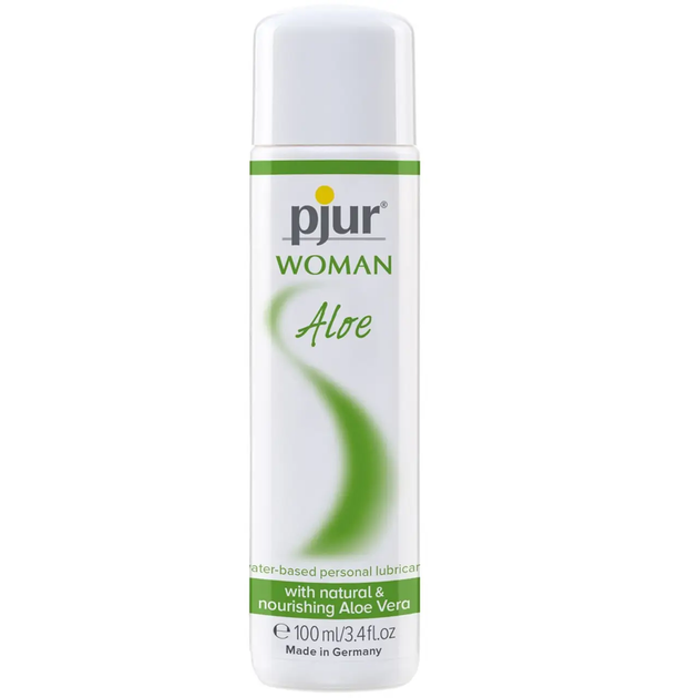 Лубрикант на водній основі Pjur Woman Aloe 100 мл - Фото 1 Лубрикант на водній основі Pjur Woman Aloe 100 мл - зображення 1