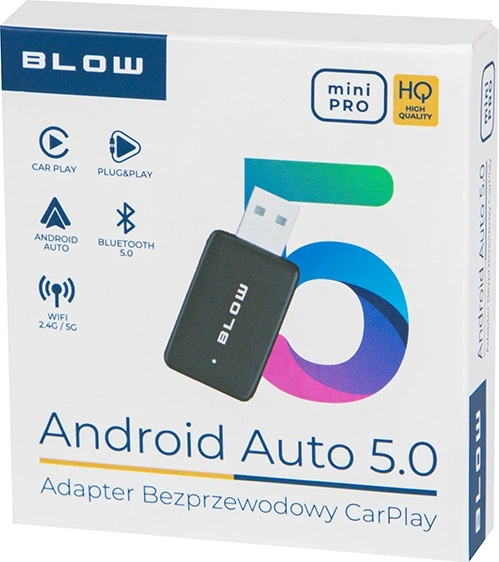 Bezprzewodowy adapter Blow mini PRO do CarPlay i AndroidAuto 5.0 (5900804148425) - obraz 3
