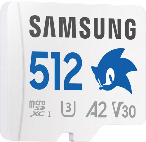 Karta pamięci Samsung Pro Plus Sonic the Hedgehog microSDXC 512GB Class 10 + Adapter SD (MB-MD512SA/LC1) - obraz 2