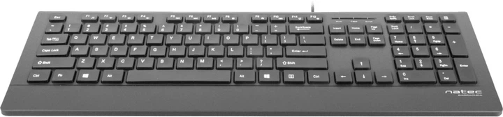 Klawiatura przewodowa NATEC Barracuda USB Black (NKL-0876) - obraz 3