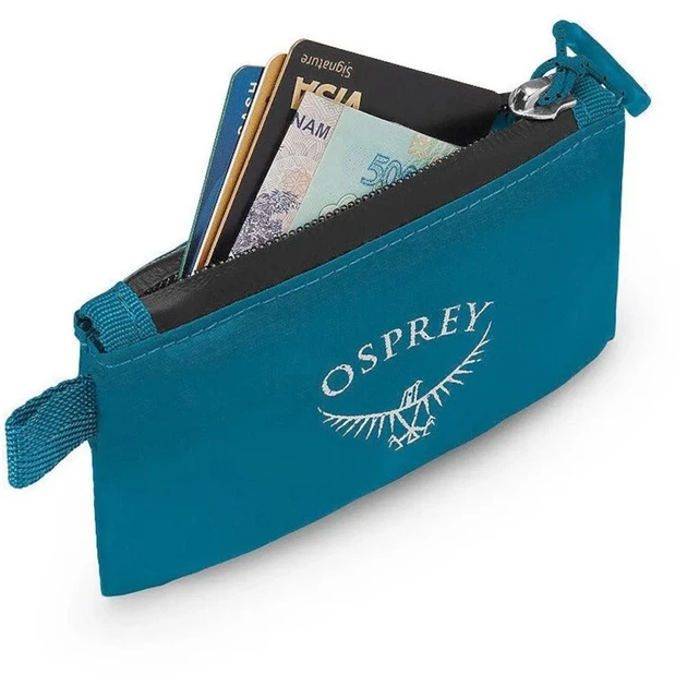 Кошелек поясной ультралегкий компактный на пояс для бега Osprey Ultralight Wallet Waterfront blue (100073890) - Фото 3 Кошелек поясной ультралегкий компактный на пояс для бега Osprey Ultralight Wallet Waterfront blue (100073890) - изображение 3