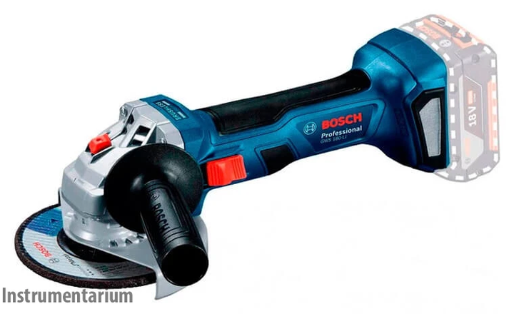 Набір інструментів Bosch Professional перфоратор GBH 180-LI + GSR 18V-50 + GWS 180-LI : з АКБ 2шт 18V TR_0615990M32 - Фото 4 Набір інструментів Bosch Professional перфоратор GBH 180-LI + GSR 18V-50 + GWS 180-LI : з АКБ 2шт 18V TR_0615990M32 - зображення 4