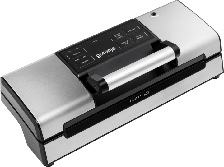Вакуумний пакувальник Gorenje VS120E Pro ( сріблястий з чорним ) 21267 - Фото 3 Вакуумний пакувальник Gorenje VS120E Pro ( сріблястий з чорним ) 21267 - изображение 3