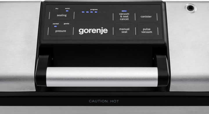 Вакуумний пакувальник Gorenje VS120E Pro ( сріблястий з чорним ) 21267 - Фото 4 Вакуумний пакувальник Gorenje VS120E Pro ( сріблястий з чорним ) 21267 - изображение 4