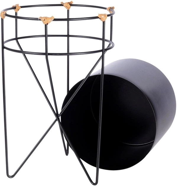 Doniczka na stojaku Home & Styling Collection 17x31.5 cm (569956) - obraz 2