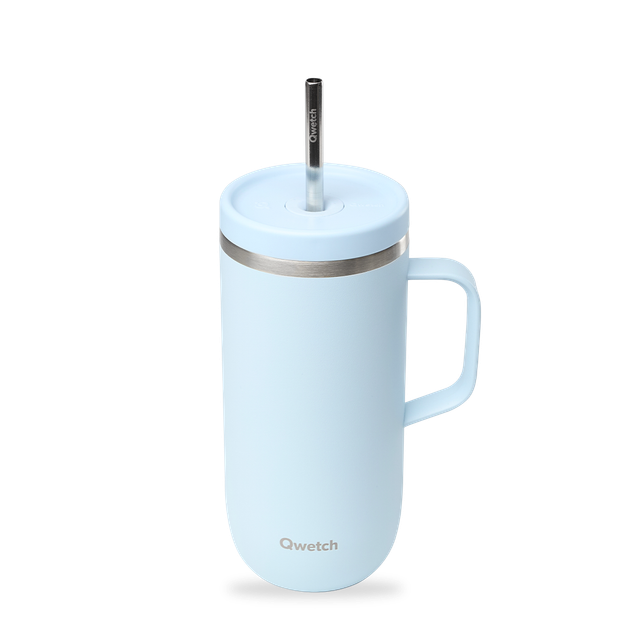 Кухоль (термо) COLD CUP 600 мл. Pastel - Bleu (QD3861H) - изображение 2