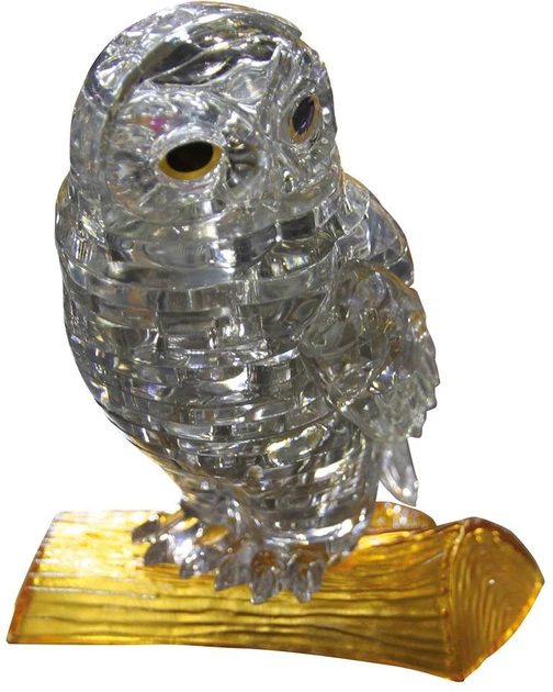 Puzzle 3D Crystal HCM Kinzel Sowa 42 elementy (4018928591575) - obraz 2