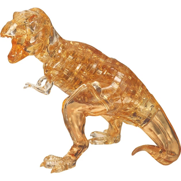 Puzzle 3D Crystal HCM Kinzel Tyranozaur Żółty 49 elementów (4018928591414) - obraz 2