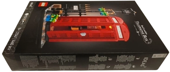 Zestaw klocków LEGO Ideas Czerwona londyńska budka telefoniczna 1460 elementów (21347) (955555915128001) - Outlet - obraz 3