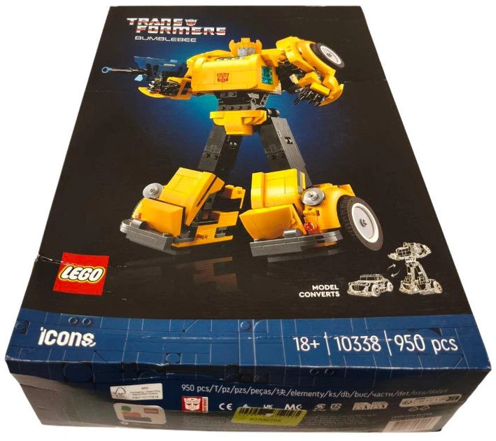 Zestaw klocków LEGO Icons Bumblebee 950 elementów (10338) (955555915397689) - Outlet - obraz 4