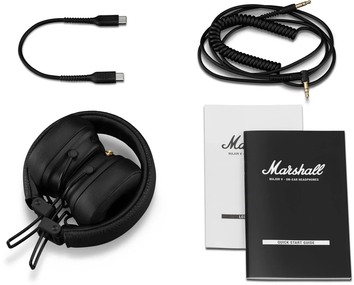 Бездротові навушники Marshall Headphones Major V 5 - Black Чорні - зображення 5