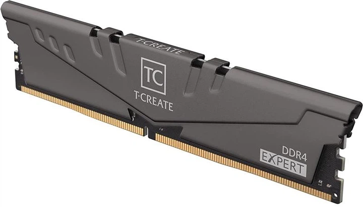Оперативная память Team Group T-Create Expert DDR4-3200 16384MB PC4-25600 (Kit of 2x8192MB) Gray (TTCED48G3200HC16FBK) Б/У - изображение 2