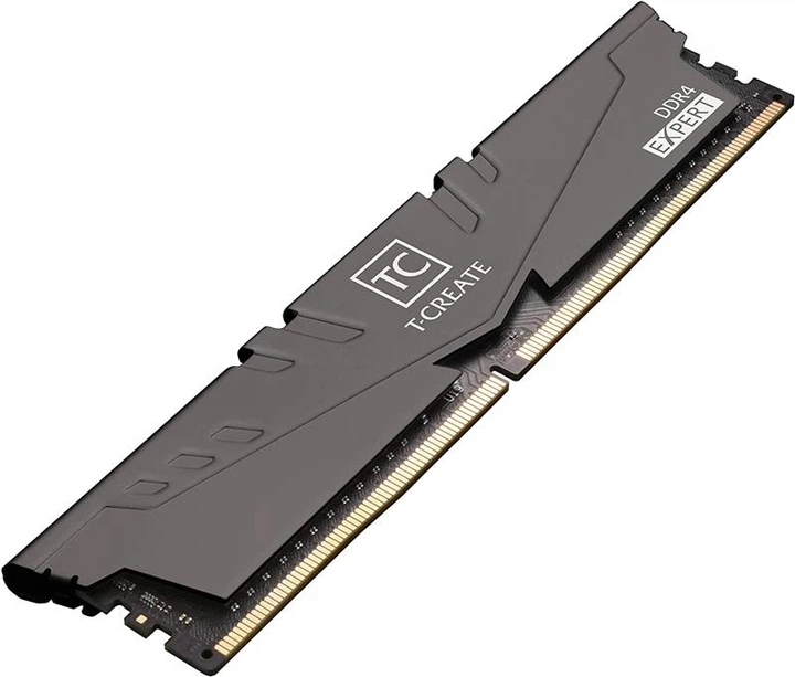 Оперативная память Team Group T-Create Expert DDR4-3200 16384MB PC4-25600 (Kit of 2x8192MB) Gray (TTCED48G3200HC16FBK) Б/У - изображение 3