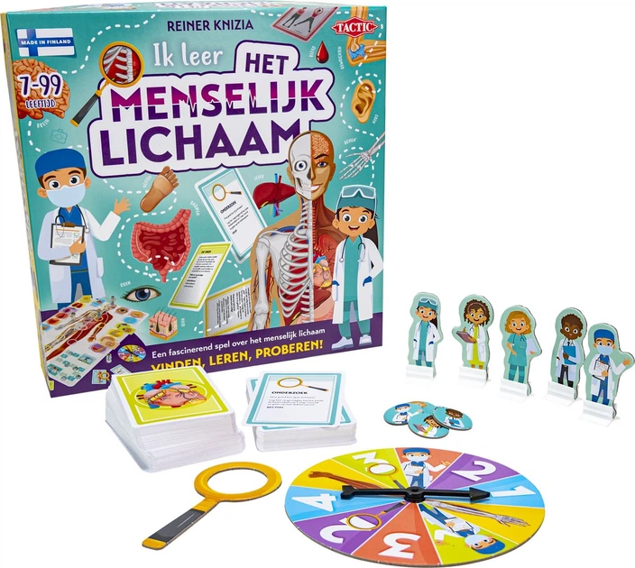 Gra planszowa Tactic Się uczę - ludzkie ciało (6416739605500) - obraz 6