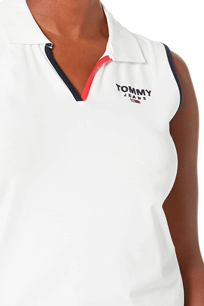 Женское поло из хлопка Tommy Hilfiger 44(M) Белый (131146) - Фото 2 Женское поло из хлопка Tommy Hilfiger 44(M) Белый (131146) - изображение 2