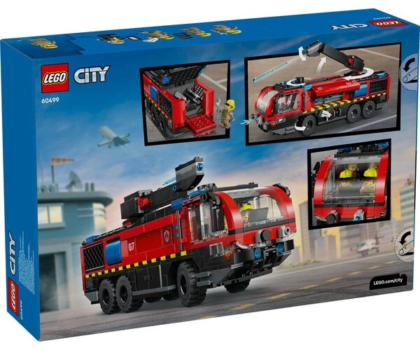 Конструктор LEGO City Пожарная машина аэропорта (60499) - Фото 10 Конструктор LEGO City Пожарная машина аэропорта (60499) - изображение 10