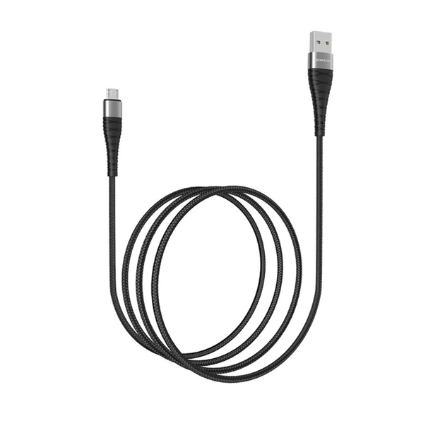 Кабель Borofone BX32 USB to MicroUSB 1m черный - Фото 1 Кабель Borofone BX32 USB to MicroUSB 1m черный - изображение 1