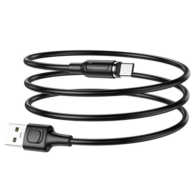 Кабель Borofone BX41 магнітний USB to Type-C 1m чорний - Фото 5 Кабель Borofone BX41 магнітний USB to Type-C 1m чорний - зображення 5