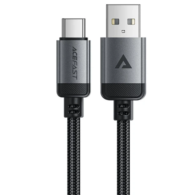 Кабель Acefast C20-04 USB to Type-C Черный - Фото 1 Кабель Acefast C20-04 USB to Type-C Черный - изображение 1