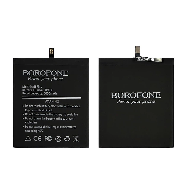 Аккумулятор Borofone BN39 для Xiaomi Mi Play - Фото 2 Аккумулятор Borofone BN39 для Xiaomi Mi Play - изображение 2