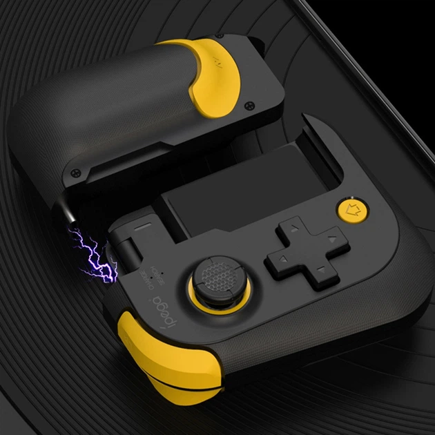 Геймпад Ipega PG-9211B з підтримкою Android/IOS чорно-жовтий у комплекті з кейсом на карабіні - Фото 3 Геймпад Ipega PG-9211B з підтримкою Android/IOS чорно-жовтий у комплекті з кейсом на карабіні - изображение 3