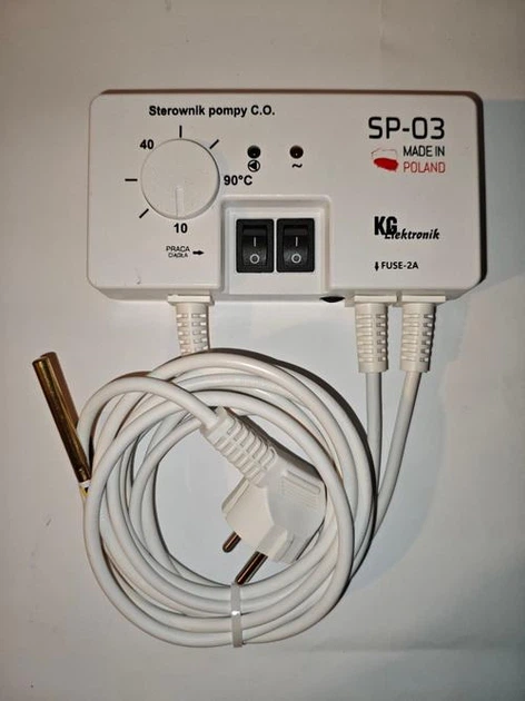 Автоматика KG Elektronik SP-03 для циркуляційного насоса ЦО твердопаливного котла - Фото 3 Автоматика KG Elektronik SP-03 для циркуляційного насоса ЦО твердопаливного котла - зображення 3