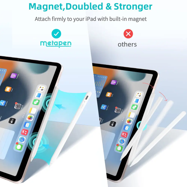 Pencil A8 Metapen iPad для Apple Ipad Білий - Фото 5 Pencil A8 Metapen iPad для Apple Ipad Білий - зображення 5