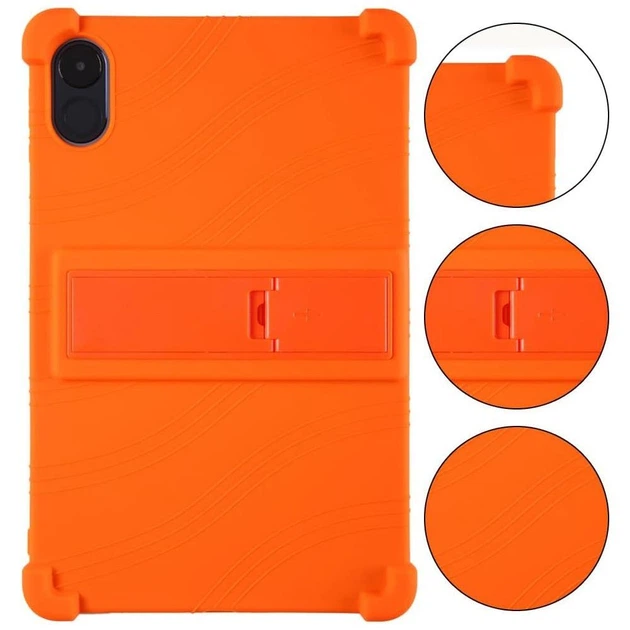 Чохол SoftGel Kids дитячий для Xiaomi Redmi Pad 2 11 2025 Помаранчевий - изображение 2