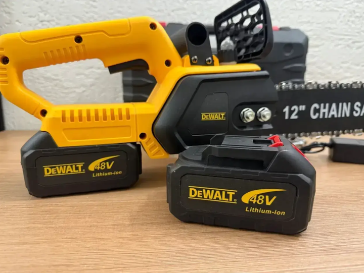 Пила аккумуляторная цепная DeWalt DCM122N Электропила цепная 48V/6Аh шина 30 см желтый DCM122N - изображение 5