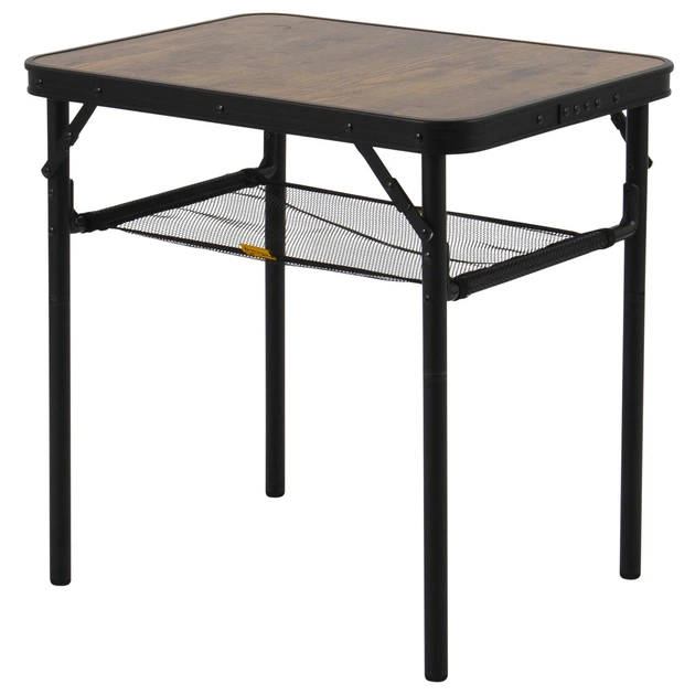 Стіл складаний Bo-Camp Garland 60x45 см, алюмінієвий каркас, до 25 кг, Black/Wood look (1404195) - Фото 7 Стіл складаний Bo-Camp Garland 60x45 см, алюмінієвий каркас, до 25 кг, Black/Wood look (1404195) - изображение 7