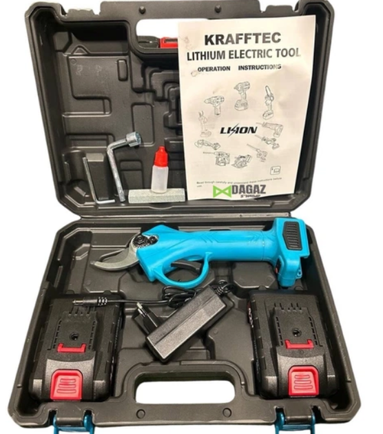 АКБ Набор 2в1 Krafftec 36V (Секатор + пила ) Набор 2в1 для дома і сада - изображение 5