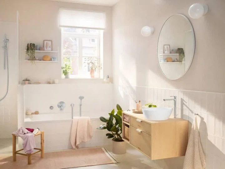 Змішувач hansgrohe Rebris S CoolStart EcoSmart+ для раковини зі зливним гарнітуром, хром 72590000 - изображение 4