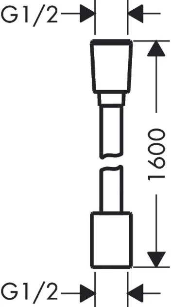 Шланг для душу HANSGROHE Designflex 1,6 м, Matt Black (28260670) - изображение 7