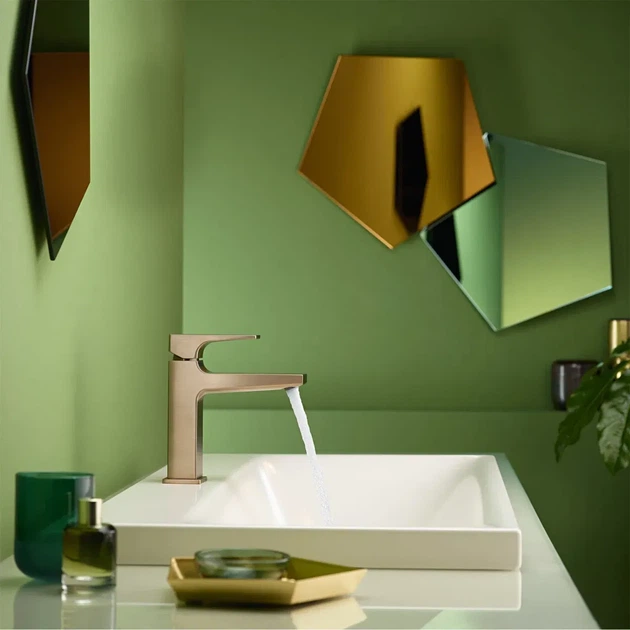 Змішувач hansgrohe Metropol для раковини із зливним клапаном Push-Open 32507140 бронза - зображення 7