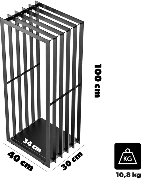 Stojak na drewno kominkowe Kadax Granze K11357 - obraz 3