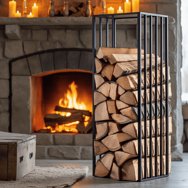 Stojak na drewno kominkowe Kadax Crova K11356 - obraz 10