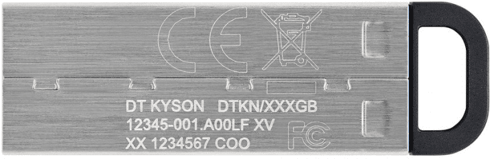 Kingston Накопичувач 64GB USB 3.2 Gen1 DT Kyson - изображение 4