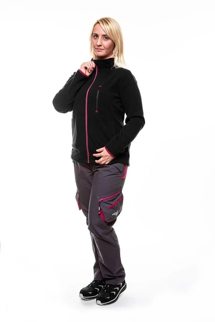 Кофта робоча Neo Tools Woman Line, флісова, 300г/м кв, на блискавці, XL(42), чорний (00133600) - изображение 3